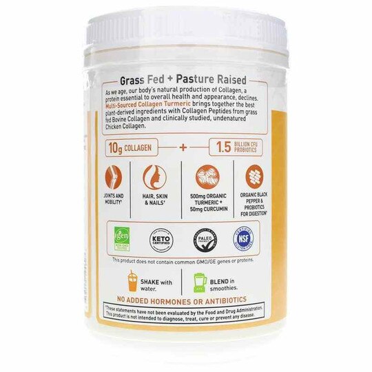Multi Sourced Collagen Turmeric Powder Garden Of Life