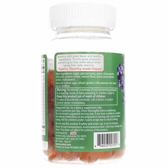 Multi Vitamin with Iron, 60 Jellies, YUM