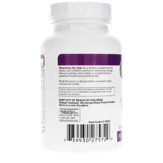 Multi Women's with Digestive Enzymes, 60 Tablets, VNC