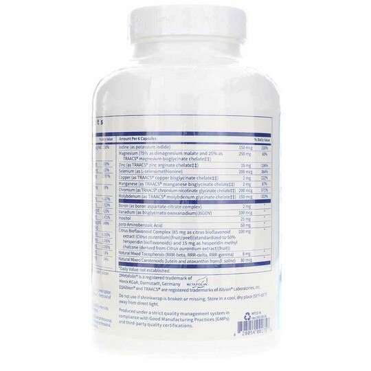 Multithera 1 Multiple Plus Vitamin K Iron-Free, 180 Caps, KL