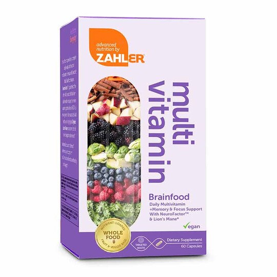 Multivitamin Brainfood, 60 Capsules, ZHL