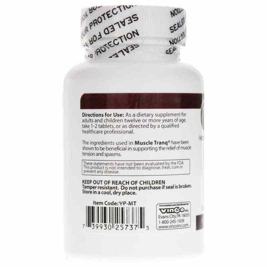Muscle Tranq, 60 Tablets, VNC