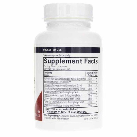 Mushroom Gut Health, 60 Capsules, KRK