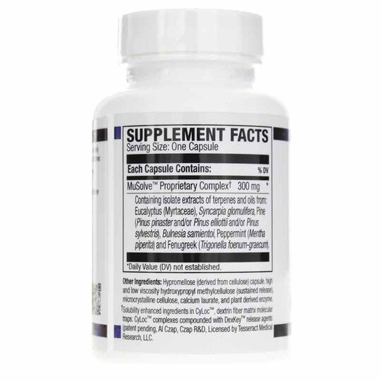 MuSolve SR, 90 Veg Capsules, TES