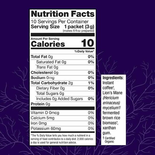 MycoBrew Lion's Mane Drink Mix, HDF