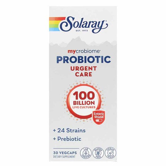 Mycrobiome Probiotic 100 Billion CFU Urgent Care Form, 30 Enteric Coated Veg Capsules, SLR