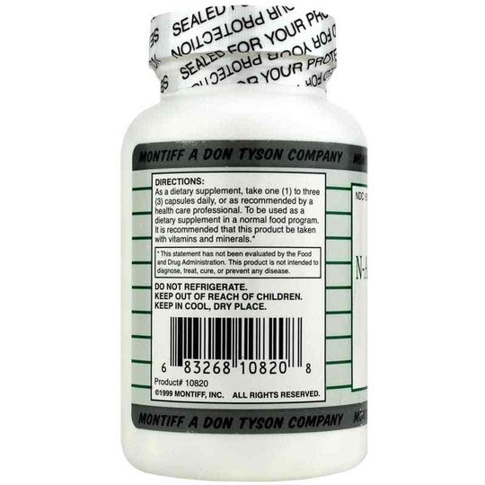 N-Acetyl-L-Carnitine 500 Mg, 90 Capsules, MNT