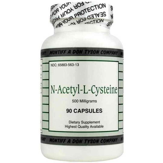 N-Acetyl-L-Cysteine 500 Mg, 90 Capsules, MNT