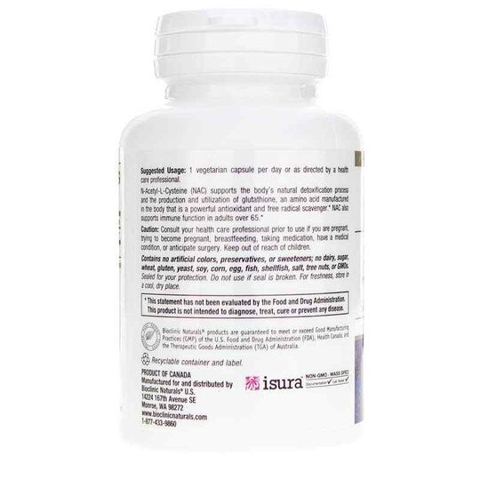 NAC 500 Mg, 90 Veg Capsules, BCN