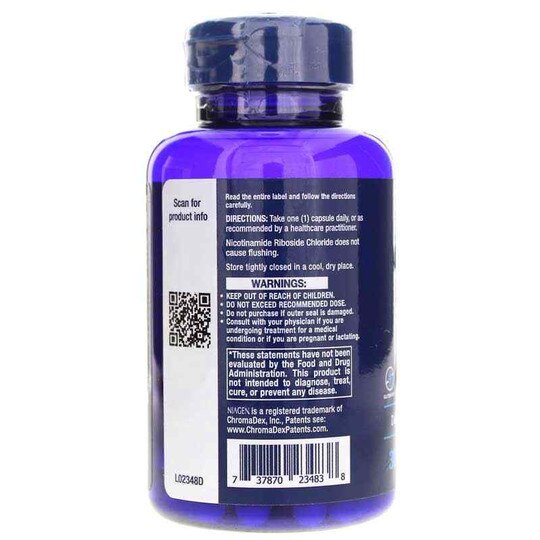 NAD+ Cell Regenerator & Resveratrol, 30 Veg Capsules, LFE