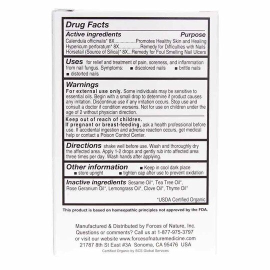 Nail Fungus Organic Extra Strength, 11 Ml, FON