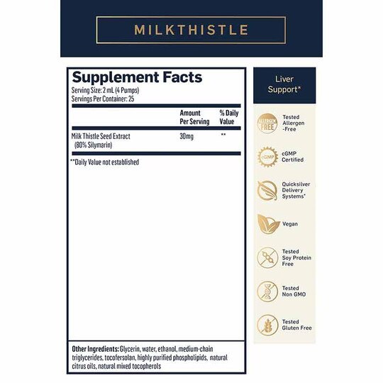 Milk Thistle Nanoemulsified, 1.7 Oz, QSS