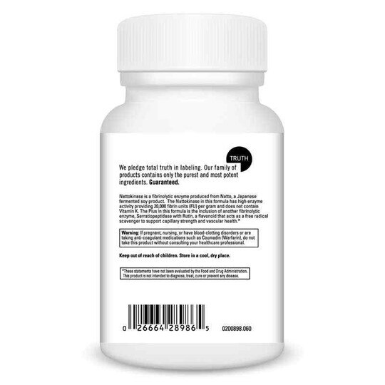 Nattokinase Plus, 60 Veg Capsules, DL