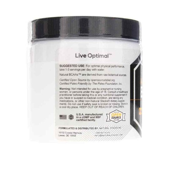 Natural BCAAs with BetaAlanine, Natural Stacks