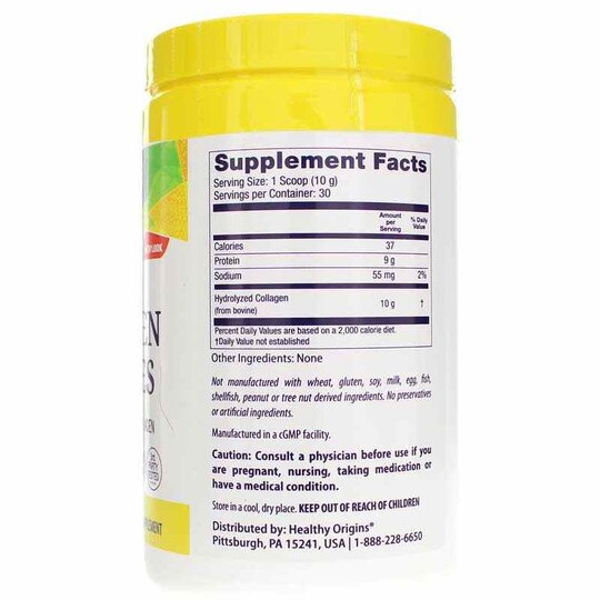 Natural Collagen Peptides, 10.6 Oz, HLO