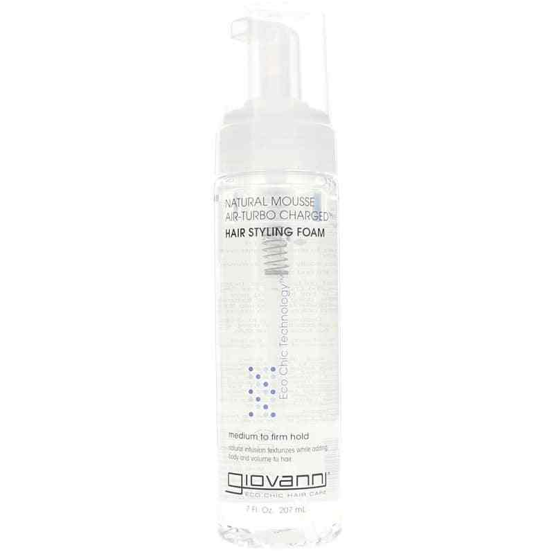 Natural Mousse AirTurbo Charged Hair Styling Foam, Giovanni