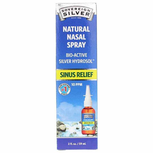 Natural Nasal Spray Bio-Active Silver Hydrosol, SVS