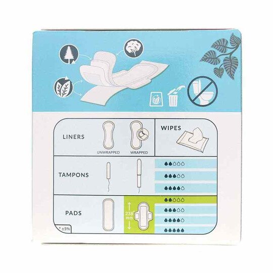 Natural Organic Ultra Pads Regular, 14 Pads, NCR