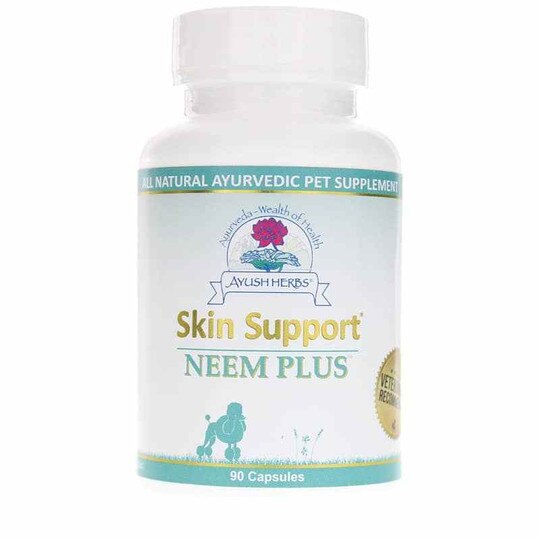 Neem Plus Skin Support for Pets, 90 Capsules, AY