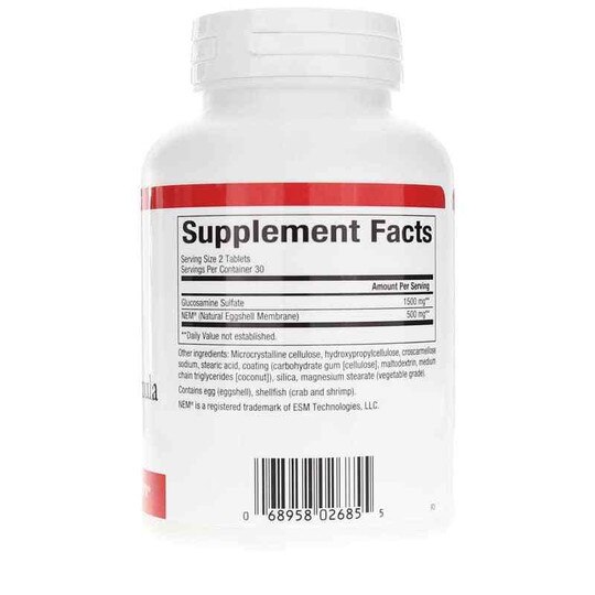 Nem Knee Joint Formula With Glucosamine Natural Factors