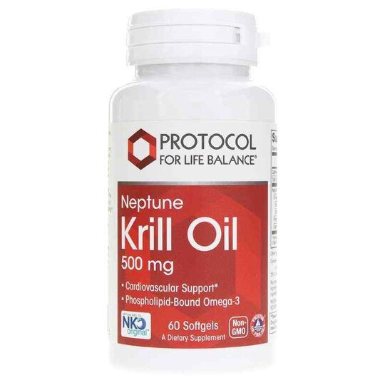Neptune Krill Oil 500 Mg, 60 Softgels, PFLB