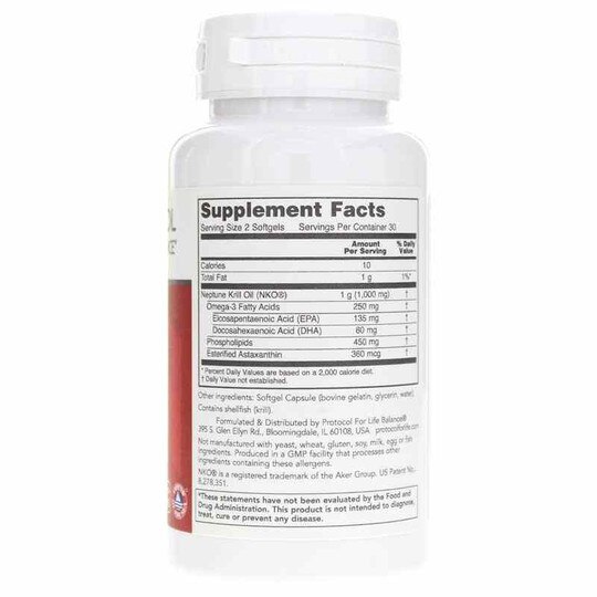 Neptune Krill Oil 500 Mg, 60 Softgels, PFLB