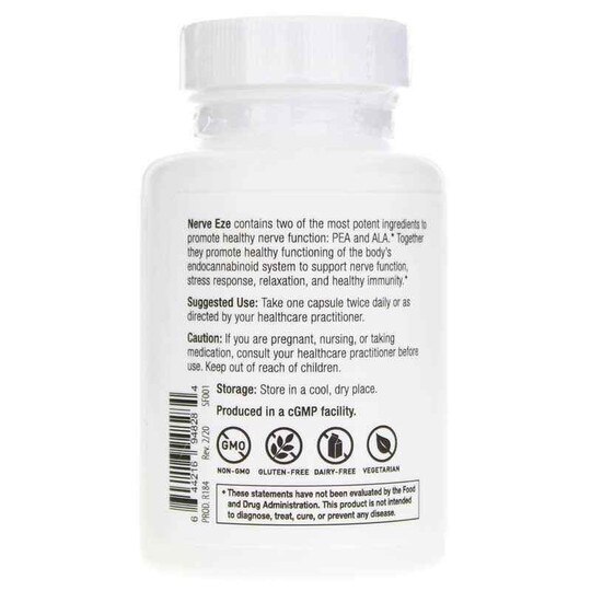 Nerve Eze, 60 Capsules, ND