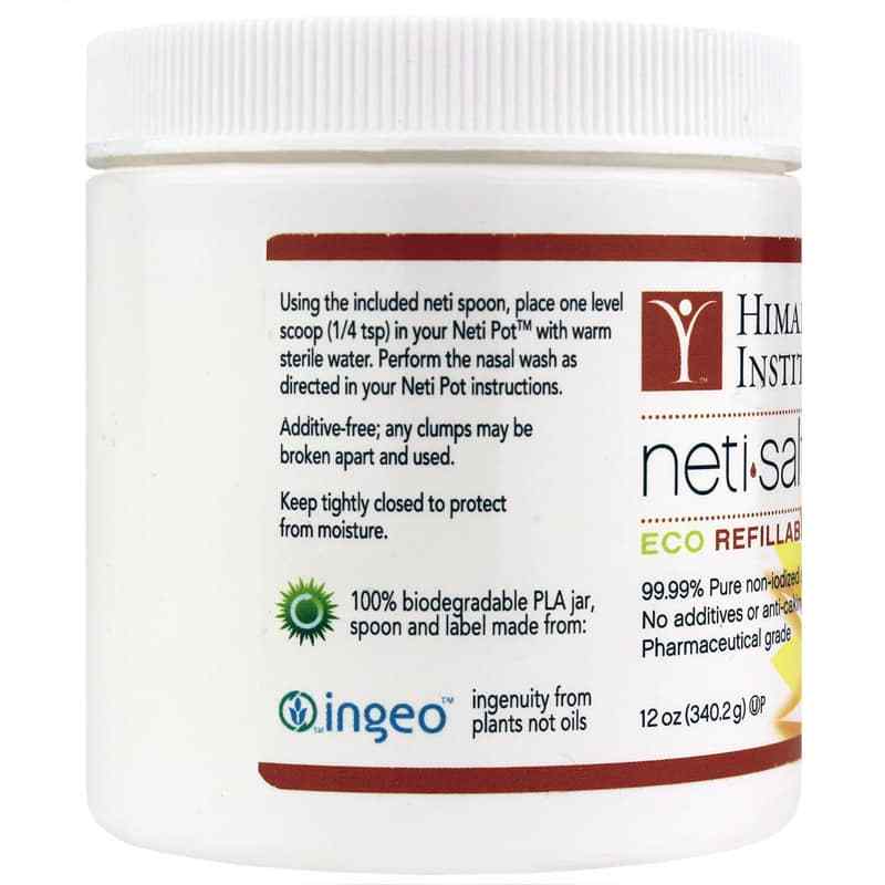 NetiSalt Eco Refillable Jar, Himalayan Institute