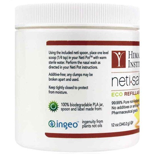 Neti-Salt Eco Refillable Jar, 12 Oz, HMI