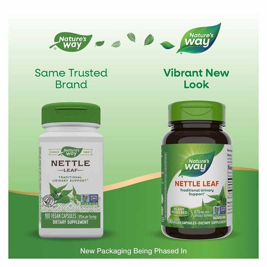 Nettle Leaf, 100 Veg Capsules, NWA