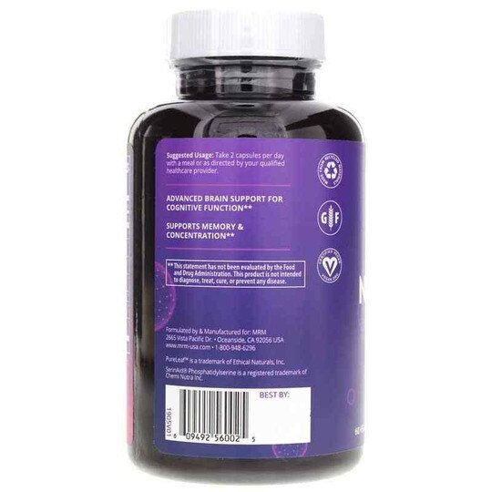 Neuro-Max II, 60 Vegan Capsules, MRM