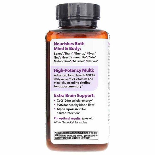NeuroQ Brain Health Daily Essentials Multivitamin, 60 Tablets, LSE