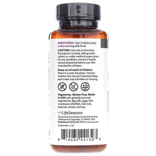 NeuroQ Brain Health Daily Essentials Multivitamin, 60 Tablets, LSE