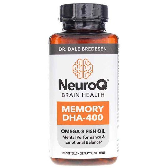 NeuroQ Brain Health Memory DHA-400, 120 Softgels, LSE
