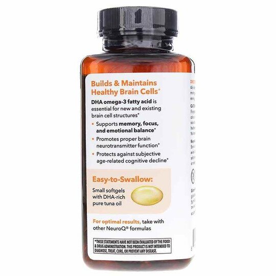 NeuroQ Brain Health Memory DHA-400, 120 Softgels, LSE
