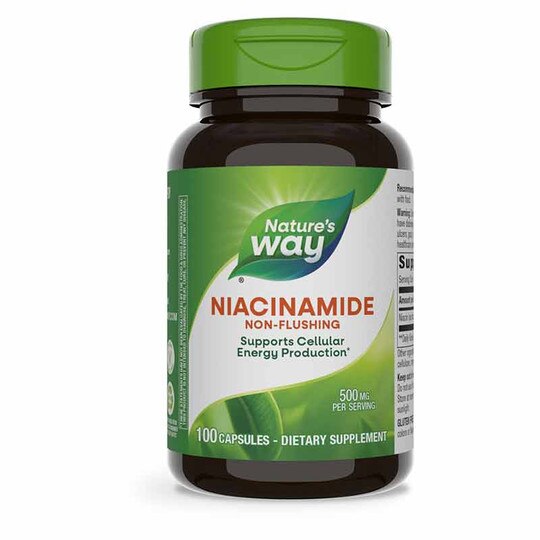 Niacinamide 500 Mg Non-Flushing, 100 Capsules, NWA