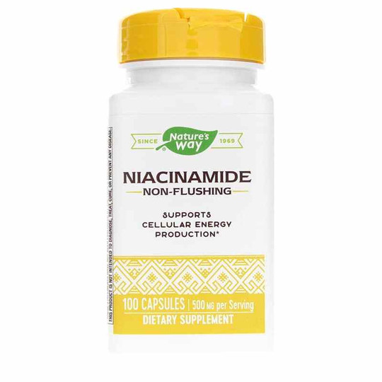 Niacinamide 500 Mg Non-Flushing, 100 Capsules, NWA