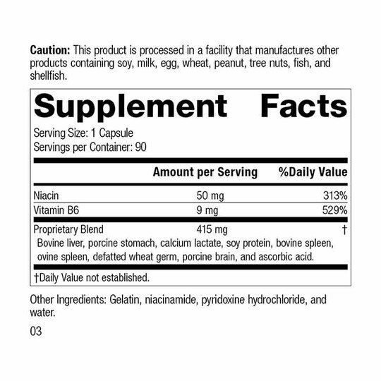 Niacinamide B6, 90 Capsules, SP