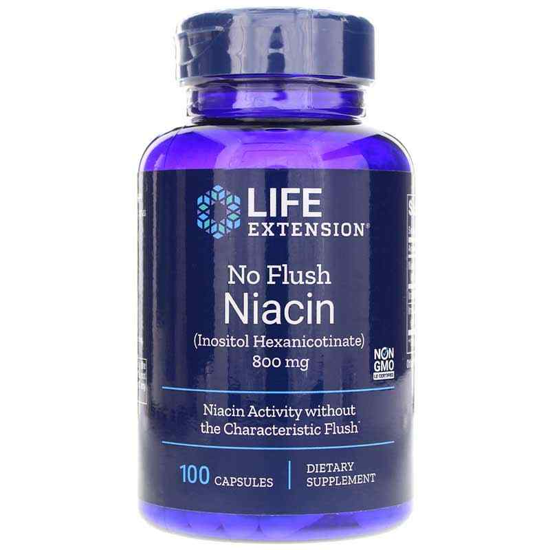 No Flush Niacin 800 Mg, Life Extension