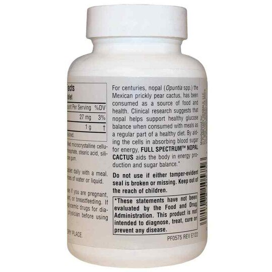 Nopal Cactus 1000 Mg Full Spectrum, Planetary Herbals