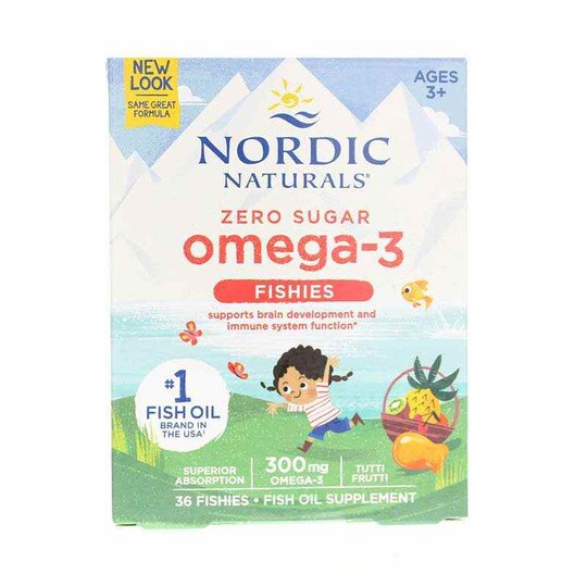 Nordic Omega-3 Fishies Tutti Frutti, 36 Servings, NRN