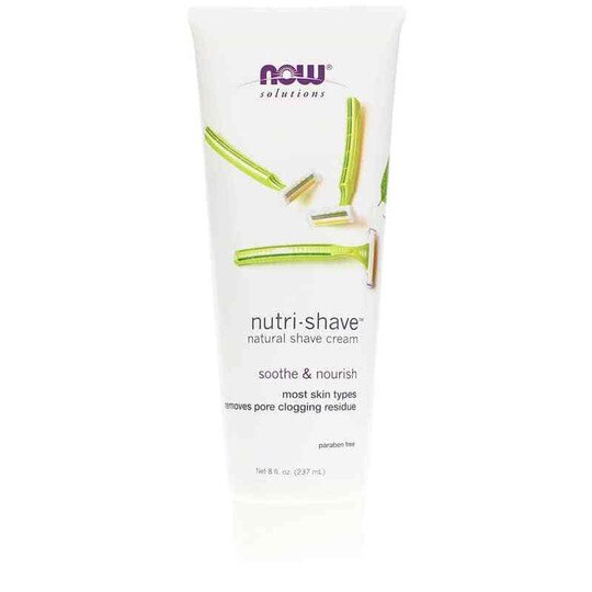 Nutri-Shave Natural Shave Cream, 8 Oz, NOW