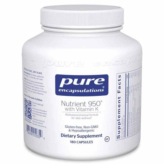 Nutrient 950 with Vitamin K, 180 Capsules, PEC