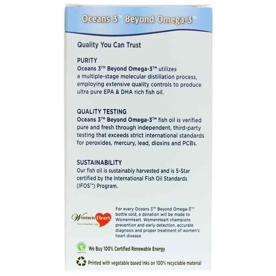 Oceans 3 Beyond Omega-3 with OmegaXanthin, 60 Softgels, GOL
