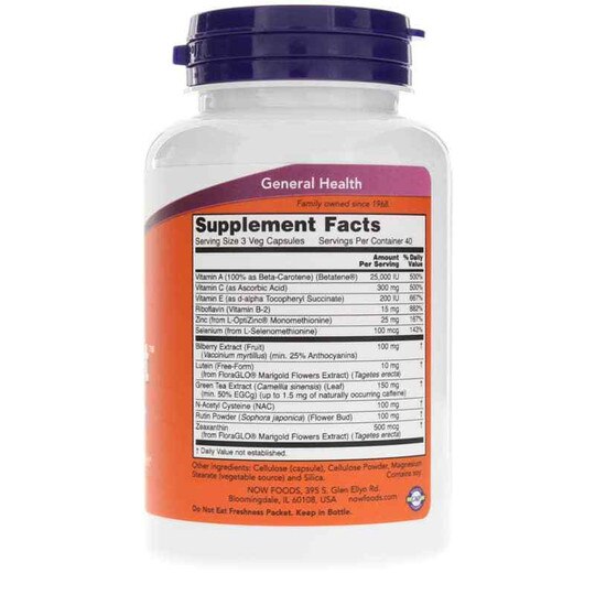 Ocu Support, 120 Veg Capsules, NOW