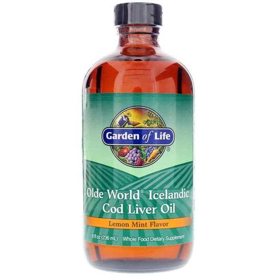 Olde World Icelandic Cod Liver Oil Lemon Mint, 8 Oz, GOL