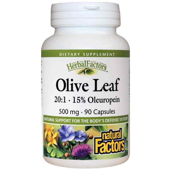 Olive Leaf 500 Mg, 90 Capsules, NF