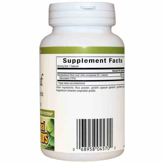 Olive Leaf 500 Mg, 90 Capsules, NF