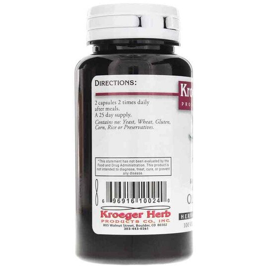 Olive Leaf, 100 Veg Capsules, KRH
