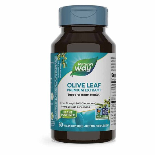 Olive Leaf Standardized, 60 Veg Capsules, NWA